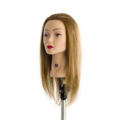 Manekeno galva 60% natūraliais ir 40% sintetiniais plaukais 35cm LABOR PRO