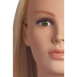 Konkursinė manekeno galva 100% natūraliais plaukais DENISE, 70cm