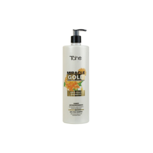 Izlīdzinošs matu šampūns Anti-frizz Miracle Gold TAHE - 1000 ml.