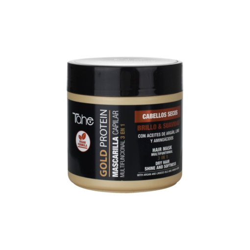 Daudzfunkcionāla maska ​​sausiem matiem Gold Protein TAHE, 400 ml.-1000 ml