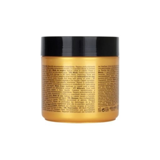 Maska sausiem un bojātiem matiem ar multipeptīdiem Gold Peptide TAHE, 400 ml. - Image 4
